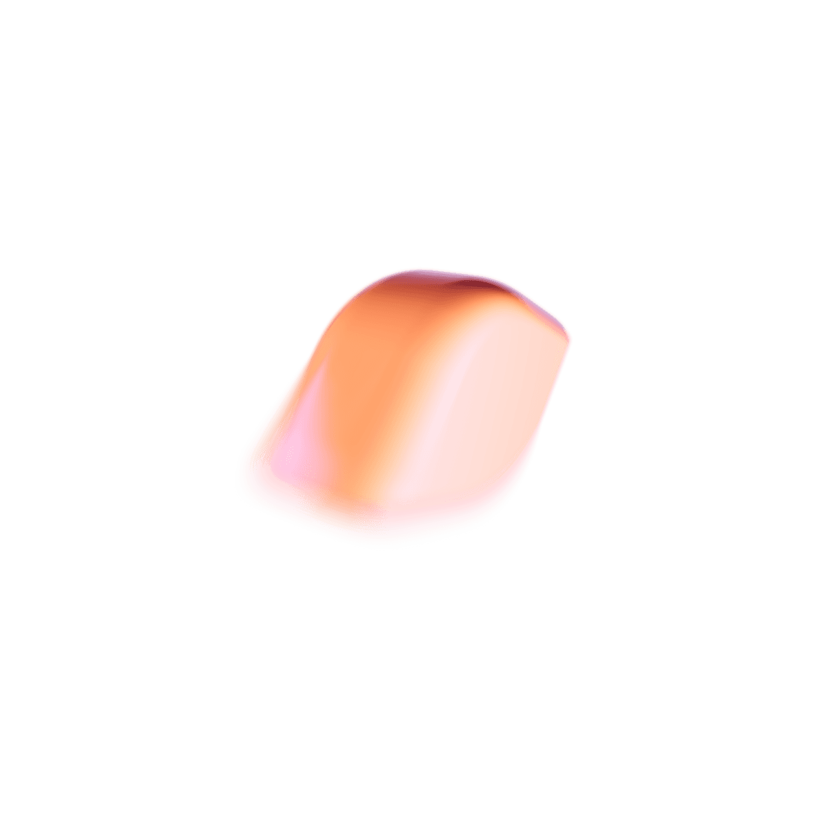élément flottant orange